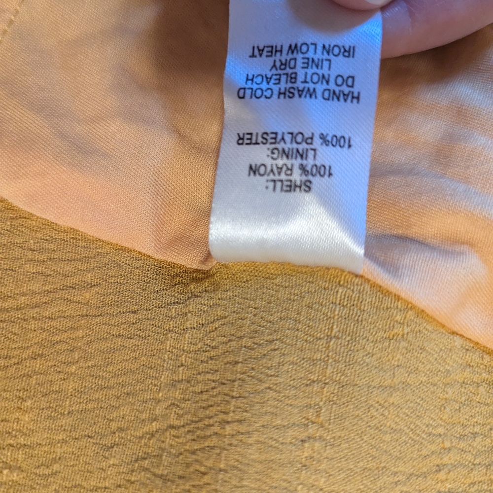 11. Lulu's Yellow Ruffled Tie Front Mini Dress - Picture 9 of 9